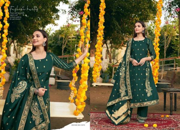 Kalaroop Laavanya Jacquard Designer Readymade Suit 